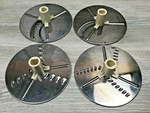Set Of Slicer Blade Discs For Sunbeam Food Processor 14031. Fixed Price $30.00.