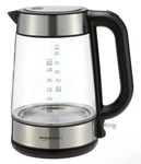 Amazonbasics Glass Stainless Steel Electric Kettle 1.7L Corded Clear Black. Fixed Price $13.00.