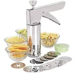Heavy Steel Kitchen Press 15 Blade Noodles Cookies Snakes Murukku Bhujia Maker. Fixed Price $64.99.