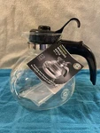 Medelco Whistling Kettle 12 Cup Glass Stovetop Tea Coffee Pot Carafe Decanter. Fixed Price $24.00.