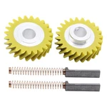 (4 Pcs) W10112253 Mixer Worm Gear W10380496 Carbon Brushes Replacement For Wh.... Fixed Price $17.09.