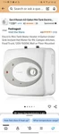 Feelrogast Electric Mini Tank Water Heater White And Gray. Fixed Price $119.00.