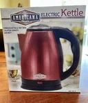 Electric Kettle Americana Classics. Cordless. 8 Cup Capacity. New In Box.. Fixed Price $19.25.