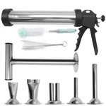 Hoypeyfiy Stainless Steel Jerky Gun Sausage Maker Stuffer Handmade Beef. Fixed Price $47.80.