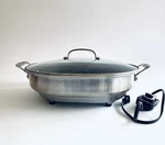 Cuisinart CSK-150 1500 Watt Nonstick 16 Oval Electric Skillet Brushed Stainless. Fixed Price $79.95.