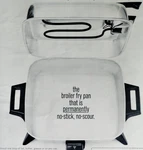 Vintage 1964 Ad Westinghouse Long-life Broiler Fry Pan Permanently No-stick. Fixed Price $13.11.