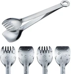 Mini Appetizer Tongs Stainless Steel Set Of 4, Msy 6 Inch, Silver. Fixed Price $20.41.
