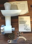Vtg Sunbeam Food Grinder Attachment 94-341 Retro Kitchen Mixer. Fixed Price $18.00.