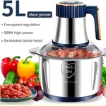 5L Electric Meat Grinders Multifunctional Vegetable Slicer Chopper 304STAINLESS. Fixed Price $69.49.