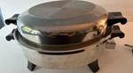 Society Stainless Steel Oil Core Electric Skillet With Temperature Control. Fixed Price $30.00.
