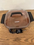 Nuwave Large 12" Electric Skillet 32720 Tested & Works. Fixed Price $16.99.