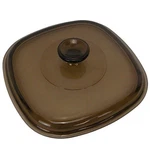 Pyrex Tempered Glass Pot Pan Lid 8 In Brown Transparent Replacement Cookware. Fixed Price $11.99.