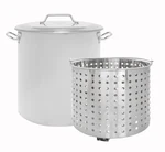 Concord Stainless Steel Stock Pot W/steamer Basket. Fixed Price $129.98.