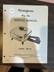 Original Vintage Westinghouse Fry Pan Service Manual EFP-551. Fixed Price $24.99.
