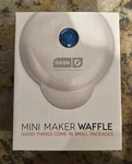 Dash Mini Non-stick Waffle Maker White Box-never Used. Fixed Price $6.20.