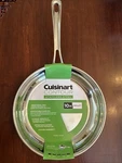 Cuisinart Contour 10 Stainless Steel Skillet With Helper Handle Model # 422-24. Fixed Price $44.00.