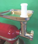 Original Stainless Steel Meat Grinder For Kitchenaid By Smokehouse Chef. Fixed Price $190.70.