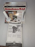 Kitchenaid Sausage Stuffer Stand Mixer Attachment White In Box W/ Manual. Fixed Price $16.00.