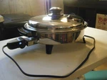 Royal Prestige Liquid Core Electric Skillet 12 Stainless Steel E23049 Works. Fixed Price $74.99.