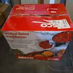 Used Nesco 500-WATT Stainless Steel Food Grinder Stable Design Tested Works. Fixed Price $39.99.