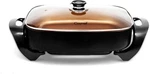 Caynel Inch Non-stick Electric Skillet With Glass Cover 16" X 12" 3". Fixed Price $46.75.