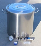 Concord Home Brew Kettle Diy Kit W/ Accessories Stainless Steel Beer Stock Pot. Fixed Price $135.50.