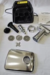 Keenstar 450W Electric Meat Grinder With Blades, Plates, Sausage For Parts. Fixed Price $39.00.