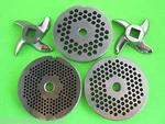 5 Pc. Set #22 Meat Grinder Disc Plate And Knife For Hobart Lem Cabelas Mtn Etc. Fixed Price $88.75.