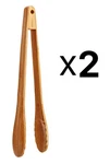 Norpro 12 Inch Bamboo Tongs (2-PACK). Fixed Price $15.15.