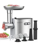 Cheffano Meat Grinder, 2600W Max Stainless Steel Electric. Fixed Price $44.99.