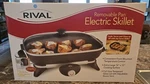 New Presto Removable Pan Electric Skillet 16" X 12" Glass Lid Non Stick Rare. Fixed Price $139.99.