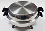Vtg Amway Queen Electric Skillet Fry Pan Model 7453 Stainless Steel Works. Fixed Price $40.00.