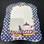 Vintage 1997 Cbk Itty Little Chefs Tea Pot Cup Plate Wall Decor. Fixed Price $25.00.