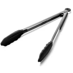 Doosu Kitchen Tongs For Cooking - 600 Heat Resistant Food 12IN, Black. Fixed Price $27.89.