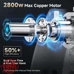 Aaobosi Meat Grinder Electric 2800W Max Sausage Stuffer Stainless Steel. Fixed Price $72.49.