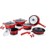 Royalty Line Cookware Intoction Non Stick 17 Piece Pots & Pans Sets, Brand New.. Fixed Price $219.99.