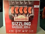 Johnsonville Sizzling Sausage Grill Indoor Electric New Open Box. Fixed Price $110.00.