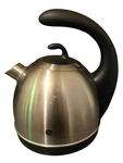 Ge Electric Kettle 1.7L Stainless Steel Cordless Tea Water Boiler Model 168950. Fixed Price $20.00.