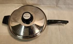 Lustre Craft West Bend 11 Inch Skillet/pan + Lid 5PLY Stainless Steel - Nice. Fixed Price $54.00.