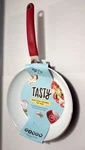 Epoca Tasty Brand 9.5 Inch Non-stick Ceramic Frying Pan Red Color New Item. Fixed Price $22.99.