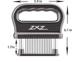 Zxz Meat Tenderizer, 48 Stainless Steel Sharp Needle Blade, Heavy Duty Cooking. Fixed Price $15.99.