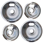 For Hoover Oven Range Stove 8" 6" Chrome Drip Pan Bowl Set Full Fit Models. Fixed Price $44.99.