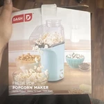 Dash Fresh Hot Air Popcorn Maker 1400W 16 Cups Blue Removable Top Lid. Fixed Price $11.50.