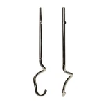 Univen Stainless Steel Dough Hooks Compatible With Kitchenaid Hand Mixers KHM2DH. Fixed Price $12.99.
