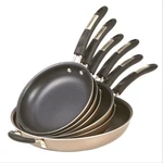 Cuisinart 6-PACK Aluminum Non-stick Skillet Set Color Champagne. Fixed Price $135.00.