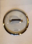 Epicurious Glass & Stainless Pan Pot Lid 9 1/4 Inner Lip Approx 10 Edge To. Fixed Price $12.50.