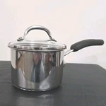 Circulon 1.5 Qt Saucepan Non-stick Pot With Lid Stainless Steel *read Desc.. Fixed Price $10.99.