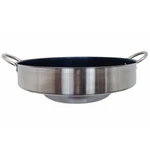 Hd 23" X 7" Stainless Steel Concave Comal Griddle Pan Non-stick Coating Cookware. Fixed Price $115.99.