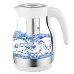 Brentwood Glass 1.7 Liter Electric Kettle With Tea Infuser White. Fixed Price $68.06.