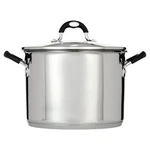 Tramontina 8-QUART Gourmet Stainless-steel Covered Stock Pot With Lock And Drain. Fixed Price $55.85.